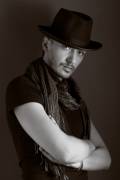 handsome young guy posing with hat